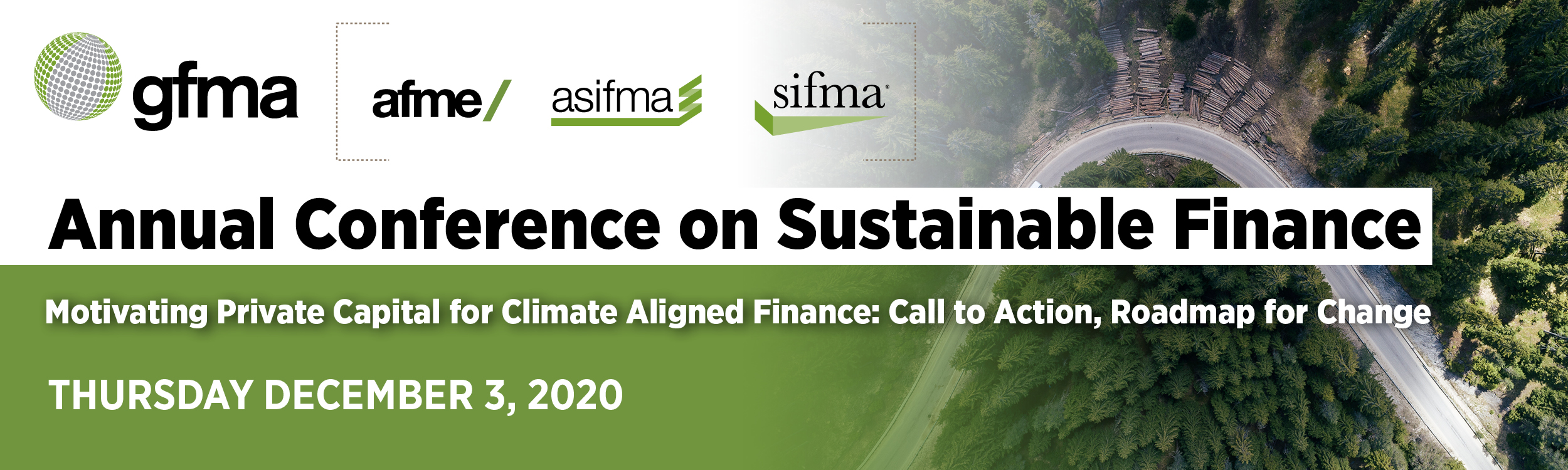 Global Financial Markets Association’s Annual Event on Sustainable Finance
