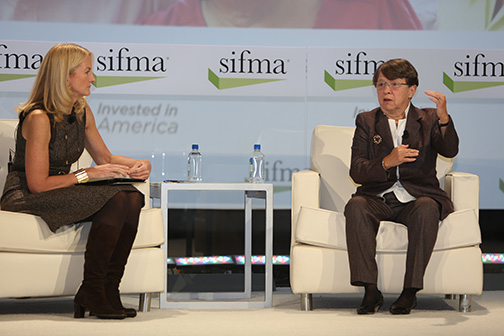 Mary Jo White, SEC Chair, and CNBC's Mary Thompson meet to discuss the state of regulation in finance.