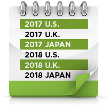 2017-18 calendar dates