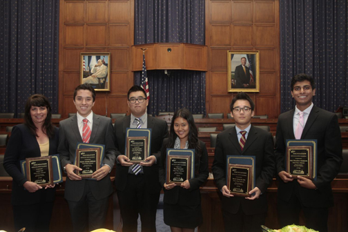 Winning students from West Ranch High School