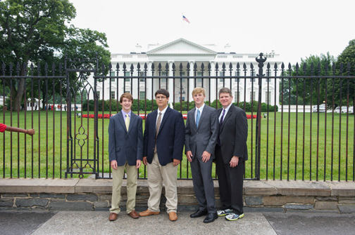 Eighth Place: Congratulations to James Nelson Robbins, John Wyatt Norris, and Trent Rhodes House from Central Academy. They were instructed by Os Barnes and represented Senator Roger Wicker during this year's Challenge.